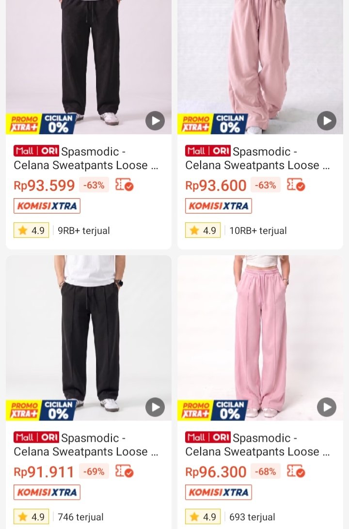 munaawr's tweet photo. Sweatpants gini tuh nyaman pol dipake harian tapi tetep kelihatan stylish kann 😍 https://t.co/JRQOWYXnBd