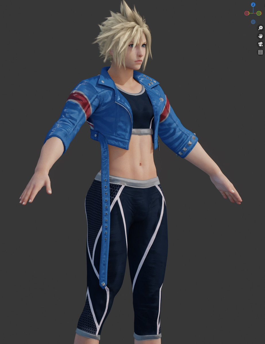Trivia3D's tweet photo. Old model of Cammy Cloud 🩵 https://t.co/WjiV95s7bv