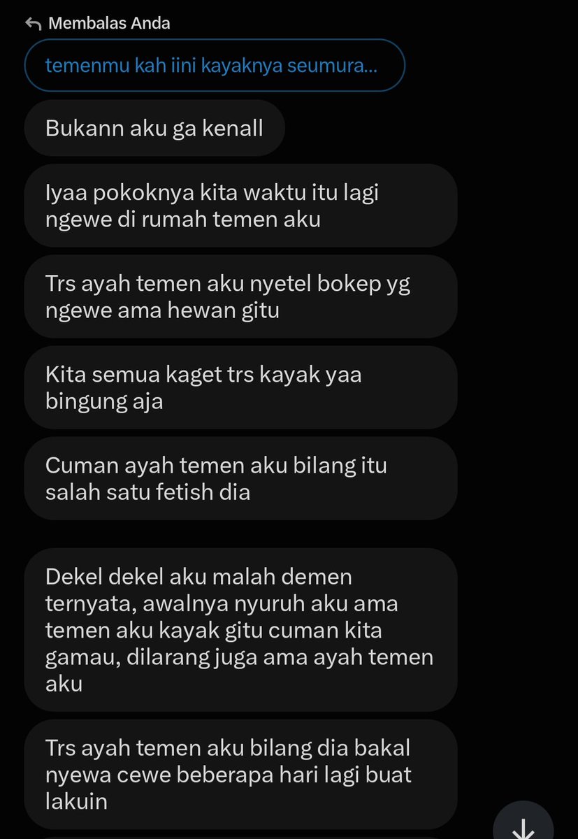 masallkcc's tweet photo. bener² makin liar banget ketos ini bo cw terus di gb sama anjing mana cwnya juga mau² aja, dan ngak jijik malah snge lihat cwnya di ewe anjing, pasti nanti dekel km bakal nyuruh km ngw sama anjing juga tanpa ayh temnmu ikut, jadi making lcr banget ketos lnte sklhan ngw sm anjing https://t.co/DtWhfwj3at