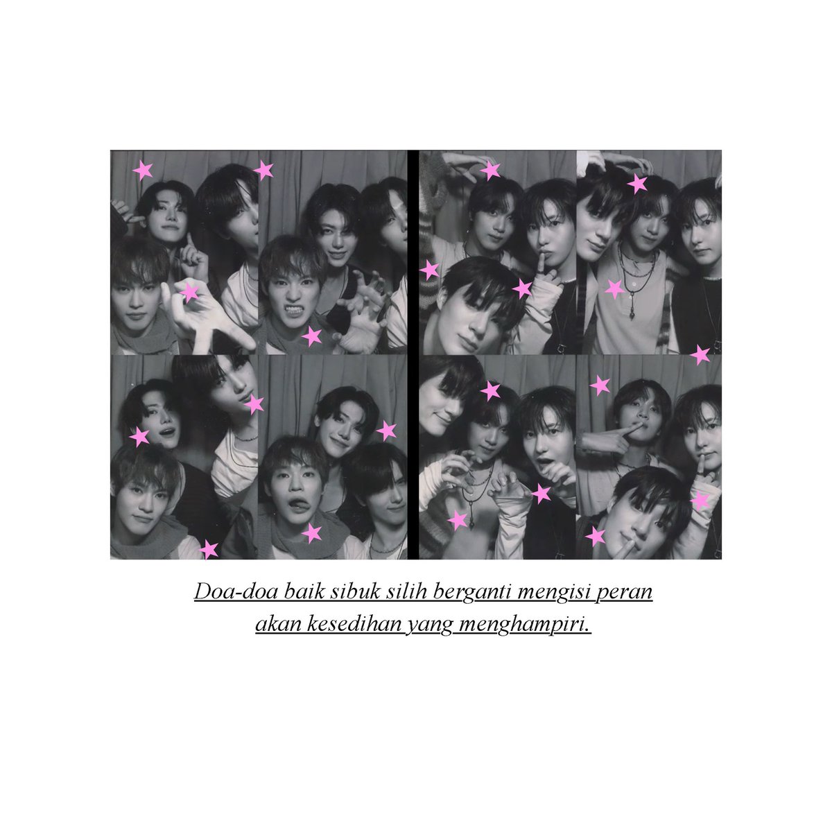 peotryours's tweet photo. Doa-doa baik sibuk silih berganti mengisi peran akan kesedihan yang menghampiri. Bahwa tak ada yang abadi begitu pula dengan getirnya sunyi 🤎

#2026MAMAVOTE #NCTDREAM https://t.co/0twHMOOthY