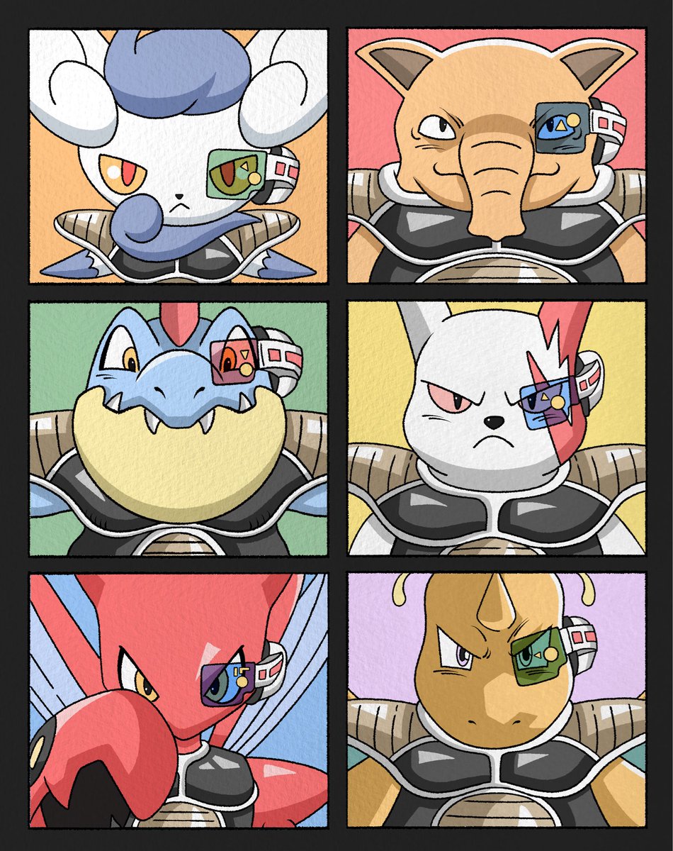 WeSatInTheCar's tweet photo. Freeza’s Army Elite Soldiers 💥 https://t.co/ptdgYb9m9I