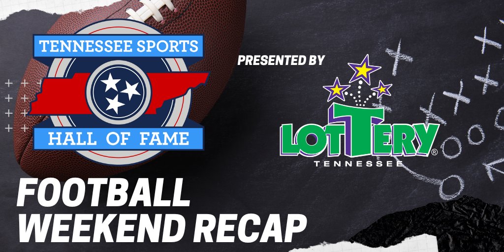 TNSportsHall's tweet photo. The @TNLottery Football Weekend was a memorable one across the state, highlighted by the Volunteers' victory over Alabama, Tennessee Tech's commanding win over Eastern Kentucky, and the Tennessee Titans earning their first victory of the NFL season. 

https://t.co/Vcv9SFz0dg https://t.co/2vZ7Wf5oQO