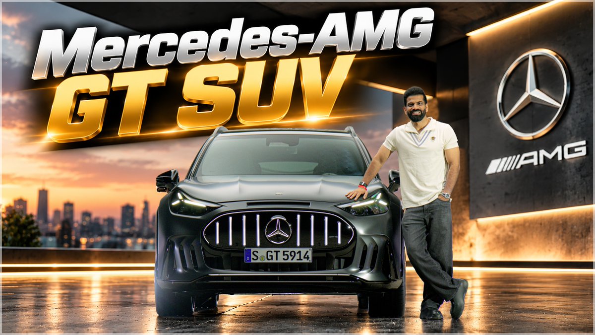 TechnicalGuruji's tweet photo. Mercedes-AMG GT SUV First Look - Crazy Powerful AMG Experience!🔥🔥🔥https://t.co/iZQVFHFh9F via @YouTubeIndia https://t.co/15UQS3WbH7