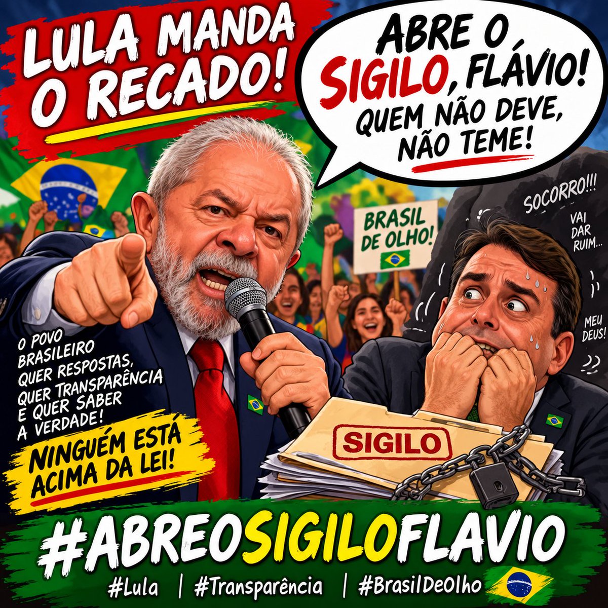XPDri124968's tweet photo. @LulaOficial #AbreOSigiloFlavio https://t.co/DOf9bxuzdD