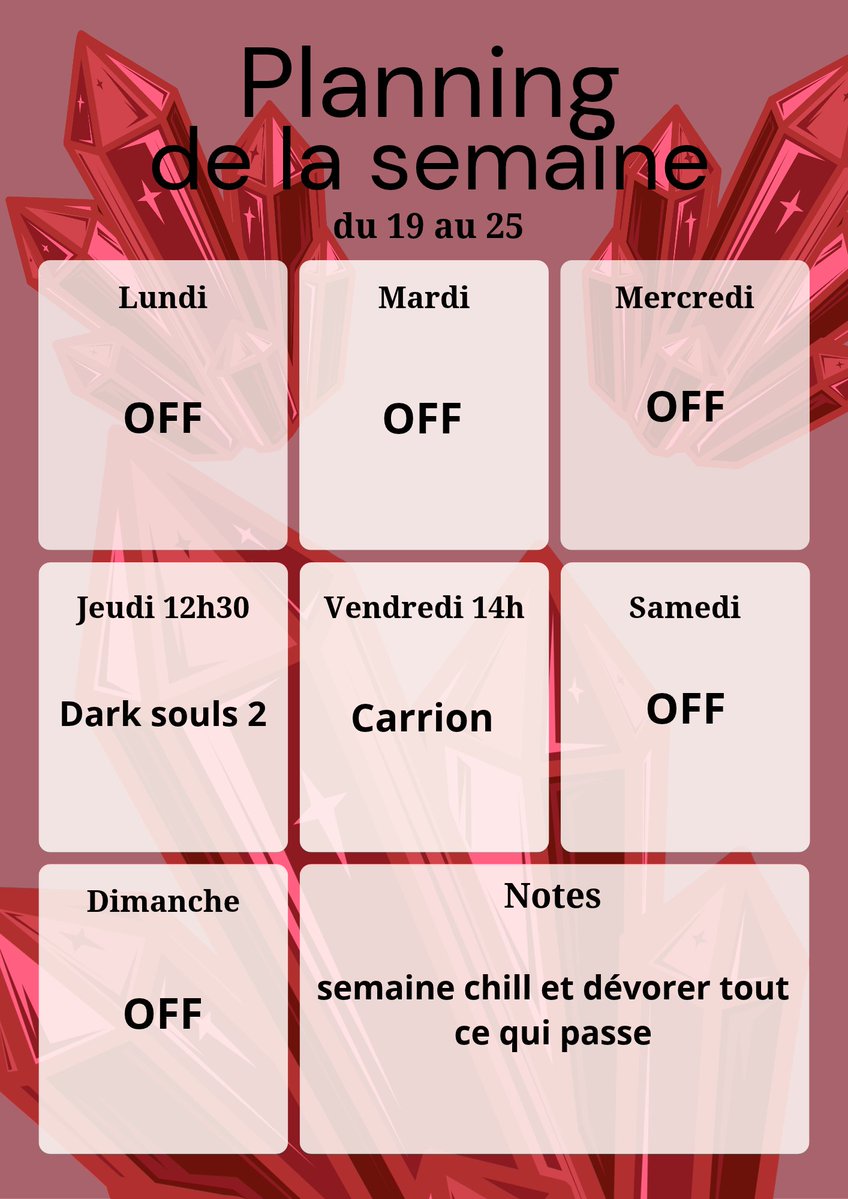 Aclanox's tweet photo. Semaine chill avec juste de quoi bien manger les ennemis https://t.co/DbcLc42IQ9