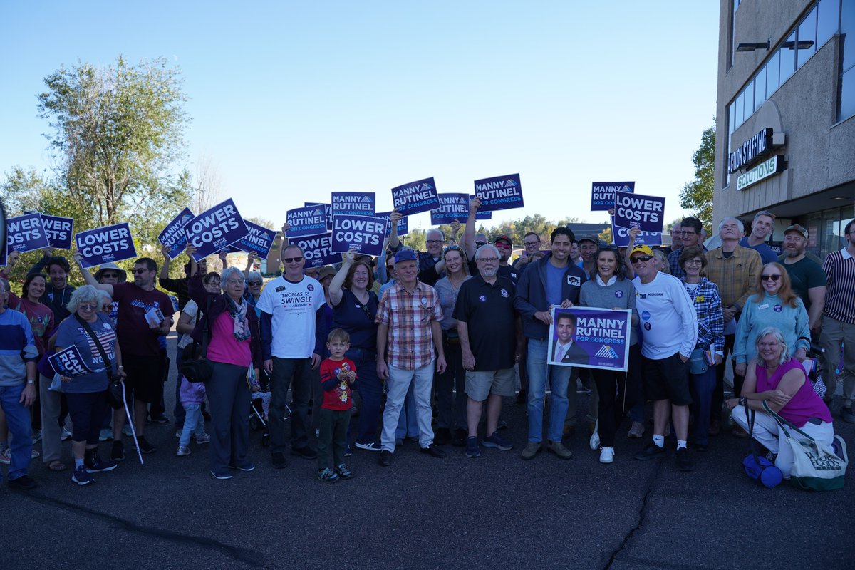 MannyRutinel's tweet photo. Thank you to Governor @gretchenwhitmer, Congresswoman @Nanette4CA, the @NCPSSM, @LIUNA Local 720 and all the volunteers who showed up last weekend to help flip this seat!

Just 2 weekends left!

Join the fight. Link in Bio. https://t.co/tGcqmhI1wR