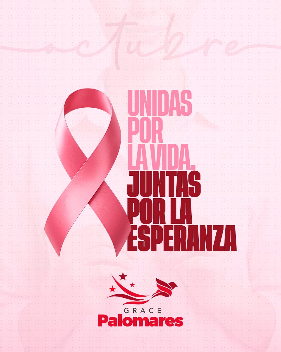 GracePalomares's tweet photo. Octubre va más allá del listón rosa 🎀.

En el Día Mundial de la Lucha contra el Cáncer de Mama, hagamos conciencia sobre la importancia de escuchar, acompañar y facilitar el acceso a la atención médica. https://t.co/pxNZotSmzk