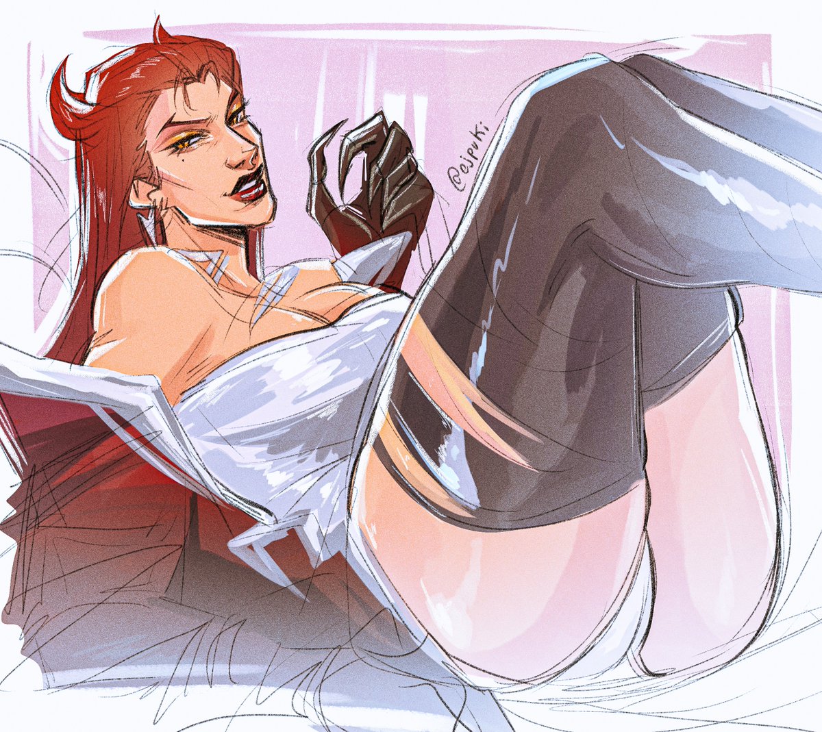 Ejpuki's tweet photo. Evelynn do you need a chair. Can I be the chair https://t.co/dizD8H40Xz