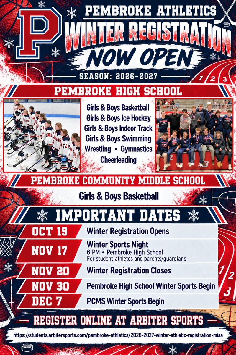 PHS_Titans's tweet photo. Winter Sports Registration is open! https://t.co/NUbiK2pVrw
