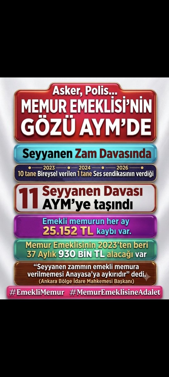 Orhan834688's tweet photo. En düşük emekli maaş algısı ile
#EmekliMemur maaşı en dibe çekildi..!
Seyyanen zam algısı ile de YASAL HAKKIMIZA el konulamaz,
Talep değil KANUNİ HAKKIMIZ
Memur ve emeklisi 657 ye tabidir  5434 ve 4688 sayılı yasalar ile aynı oranda zam alır
#MemurEmeklisineAdalet
@AYMBASKANLIGI https://t.co/kQeOEQJtlr