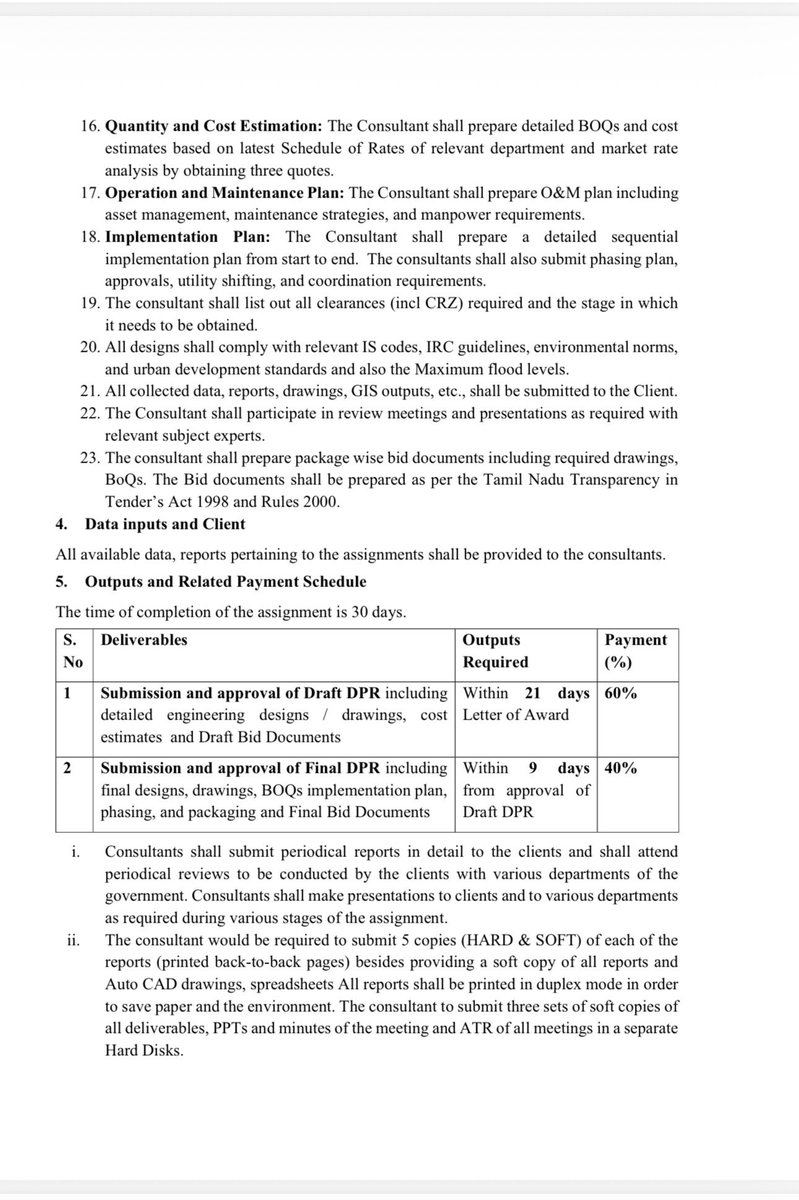 omjasvinMD's tweet photo. Tamil Nadu govt’s big plan to restore Cooum River.

30 days time to prepare DPR for contractor from day of letter of award

Key focus areas: Identify condition of river, encroachments, sewage outfall assessments, land utility assessment, operational and maintenance plan and implementation plan. 

3.7 kms targeted for restoration 

All downstream areas 

Napier to Cooum 

Sivananda Salai to Periyar Bridge

Link Road to Dams Road