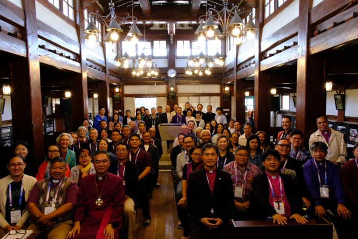 AnglicanNews's tweet photo. The Diocese of Seoul in the Anglican Church of Korea has hosted the bishops’ meeting of the Council of Churches in East Asia (CCEA).

The CCEA gathers church leaders from Anglican traditions together every year, with member churches rotating the host role. This year, the meeting also invited bishops’ spouses to attend.

The Most Revd Jang-Whan Kim, Bishop of Seoul and Primate of the Anglican Church of Korea, shared, ‘There is an unbroken bond of affection as a family regardless of our theological differences and tensions. ...this is our way forward: to respect our differences as well as unite in our common mission in an East Asian context. ...we are unified as a church, as a family of God, as the Anglican body of Christ in this region’.

Read the full story at: https://t.co/ydJARs6cRJ

@AnglicanMyanmar