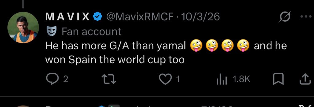 Bigi_Chima's tweet photo. "I think we should stop this G/A gimmick in football" 

Because e no favour your players now make we stop am? 🤡 https://t.co/2uT4lsLqP2