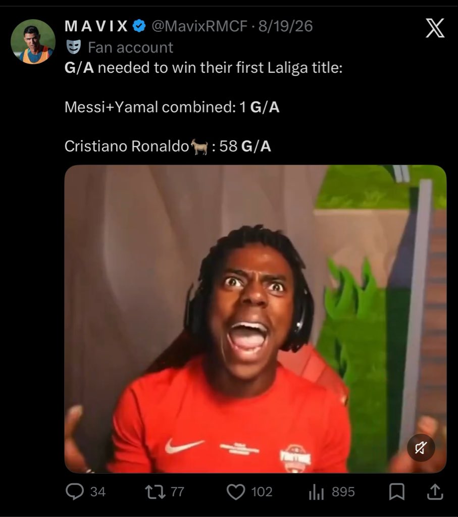 Bigi_Chima's tweet photo. "I think we should stop this G/A gimmick in football" 

Because e no favour your players now make we stop am? 🤡 https://t.co/2uT4lsLqP2