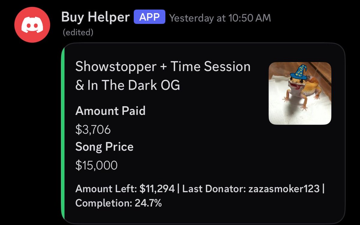 GroupBuysUpdate's tweet photo. Showstopper GB Update:

The JW3 session will be Time

OG File is In The Dark https://t.co/0X0UzVbayw