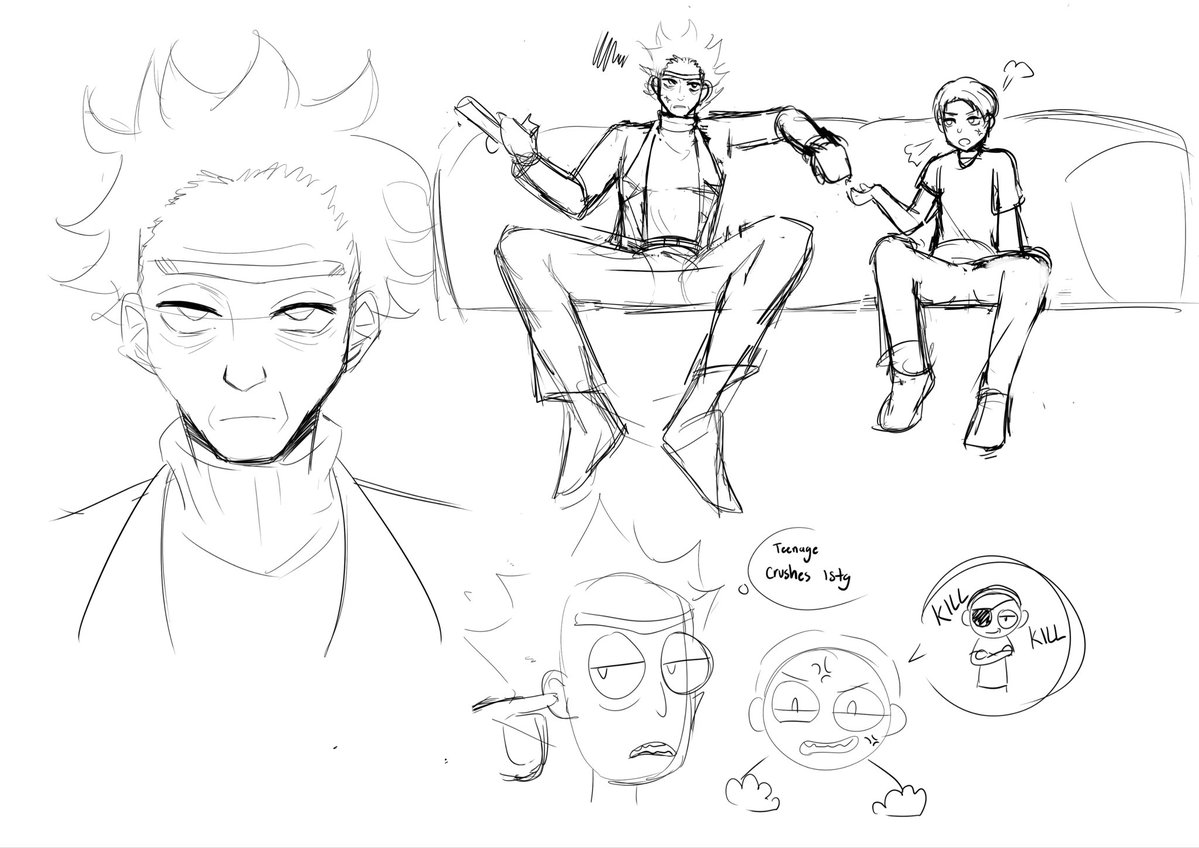 _memimemi1_'s tweet photo. Some RnM sketches i did
#MiamiMorty #evilmorty #mortycest #mortysmith #rick https://t.co/aBnRmXdAGV