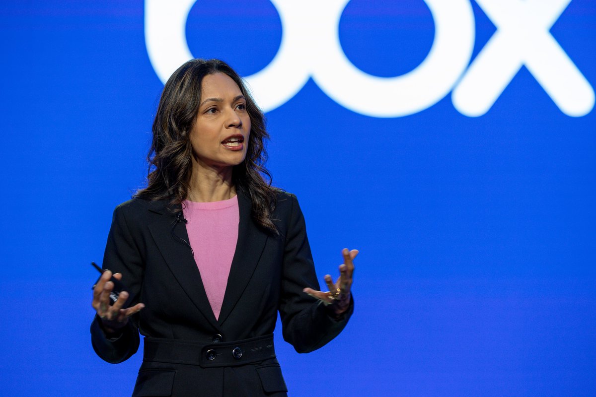 Box's tweet photo. The countdown to BoxWorks is on, and we can’t wait to bring this community together again.

Join the brightest minds in Content + AI November 5–6 in San Francisco for keynotes, hands-on demos, and partner solutions in the AI innovation showcase. Connect with fellow builders and explore how business content can power your next AI workflow.

Bring your questions, and leave with ideas to put to work.

Register: https://t.co/ZgtYdRCDRE