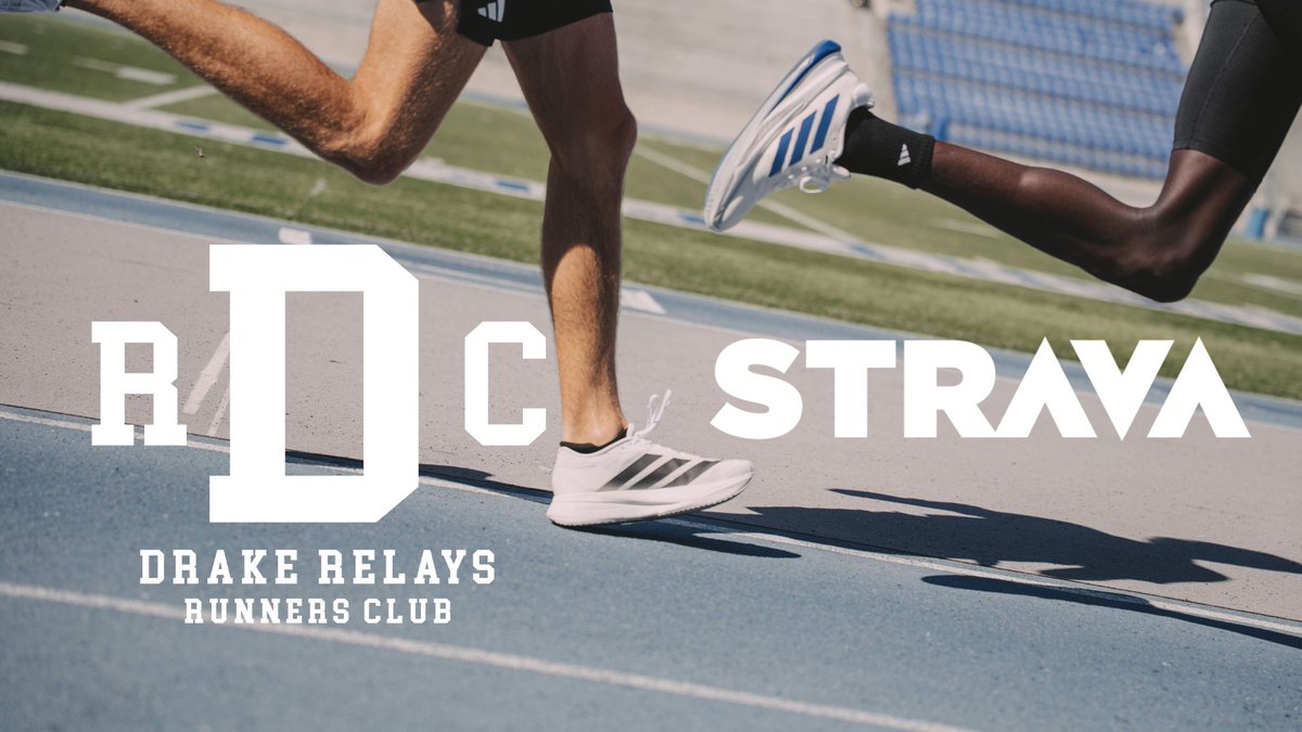 DrakeRelays's tweet photo. The Drake Relays Runners Club is here!

Connect with fellow runners, stay motivated, celebrate achievements, and #RunClassic year-round.
Join the club: https://t.co/z5yrbC4soB
Join by Oct. 20 for a chance to win a $50 or $25 SCHEELS gift card.

Learn more: https://t.co/3ap9bvCypc https://t.co/UTnQdvfjdE