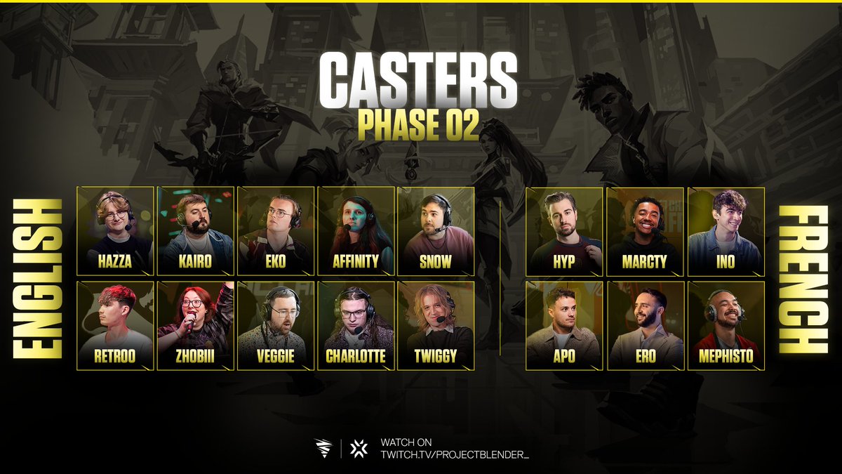 ProjectBlender_'s tweet photo. They are ready to lend their voice to the competition in two days!

Welcome to our casters for Phase 02 of Project Blender! https://t.co/S3goN7pyUO