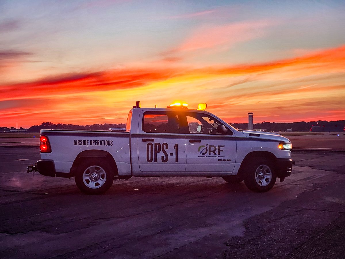 FlyORF's tweet photo. ORF's Airside Operations Team are on duty 24/7/365 to ensure the airport is in compliance with FAA Part 139 regulations. They conduct daily airfield inspections checking for debris, holes, broken lights, cracks and more. They also deter wildlife like fox, geese and other birds from ops area. Ops officers wear many hats— we are grateful for their vigilant watch ✈️

Interested in joining the team? We're currently hiring for an Airfield Operations Officer. Learn more at https://t.co/KsvmxPW0Do
