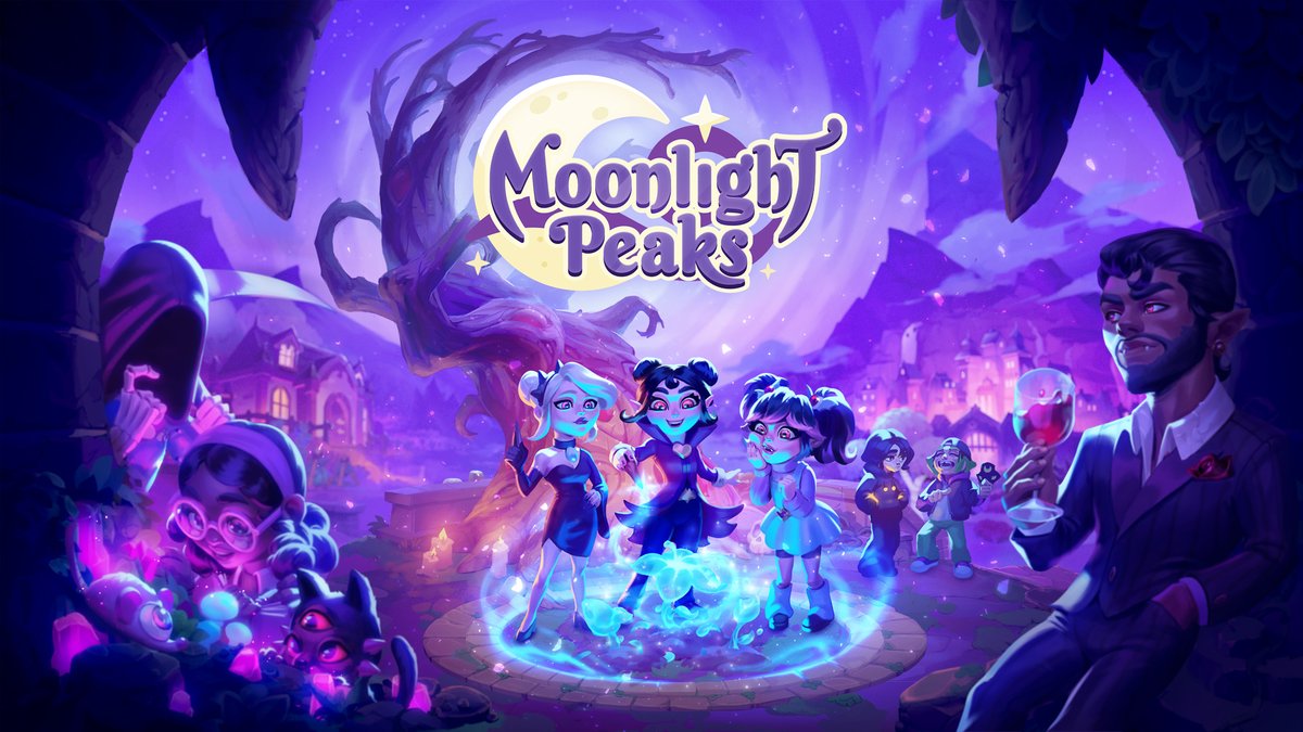 CLE_English's tweet photo. "Moonlight Peaks now 20% off for a limited time!"

Play as a vampire and run a supernatural farm—or even romance witches and mermaids!

Featuring a J‑Anime graphic style option, the supernatural life‑simulation game Moonlight Peaks is now on sale for a limited time on Nintendo eShop!

Official Website  https://t.co/zmFdtmnd2X

#MoonlightPeaks
#NS2 #NS #CLE