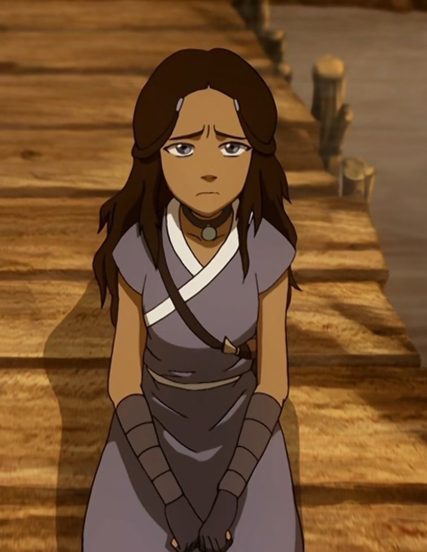 kataangthinker's tweet photo. katara taking the new southern waterbenders to kya’s grave was such a beautiful way to show, not only the south rebuilding, but also katara actually getting to heal when it comes to her mom.

would love to see this moment with bumi and kya ii one day, &amp; aang and sokka of course. https://t.co/45dQpLtLZc