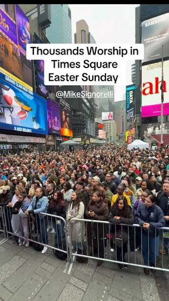 MeeraNaam90's tweet photo. Yes, mass is celebrated in Time Square, re+arded bozo. If you don't want to see Hindus celebrate Durga Puja, then gouge your eyes out. We paid for the space and time to celebrate #DurgaPuja2026 in #TimeSqaure just like you all did with your catholic mass. https://t.co/vKDwSRECEi