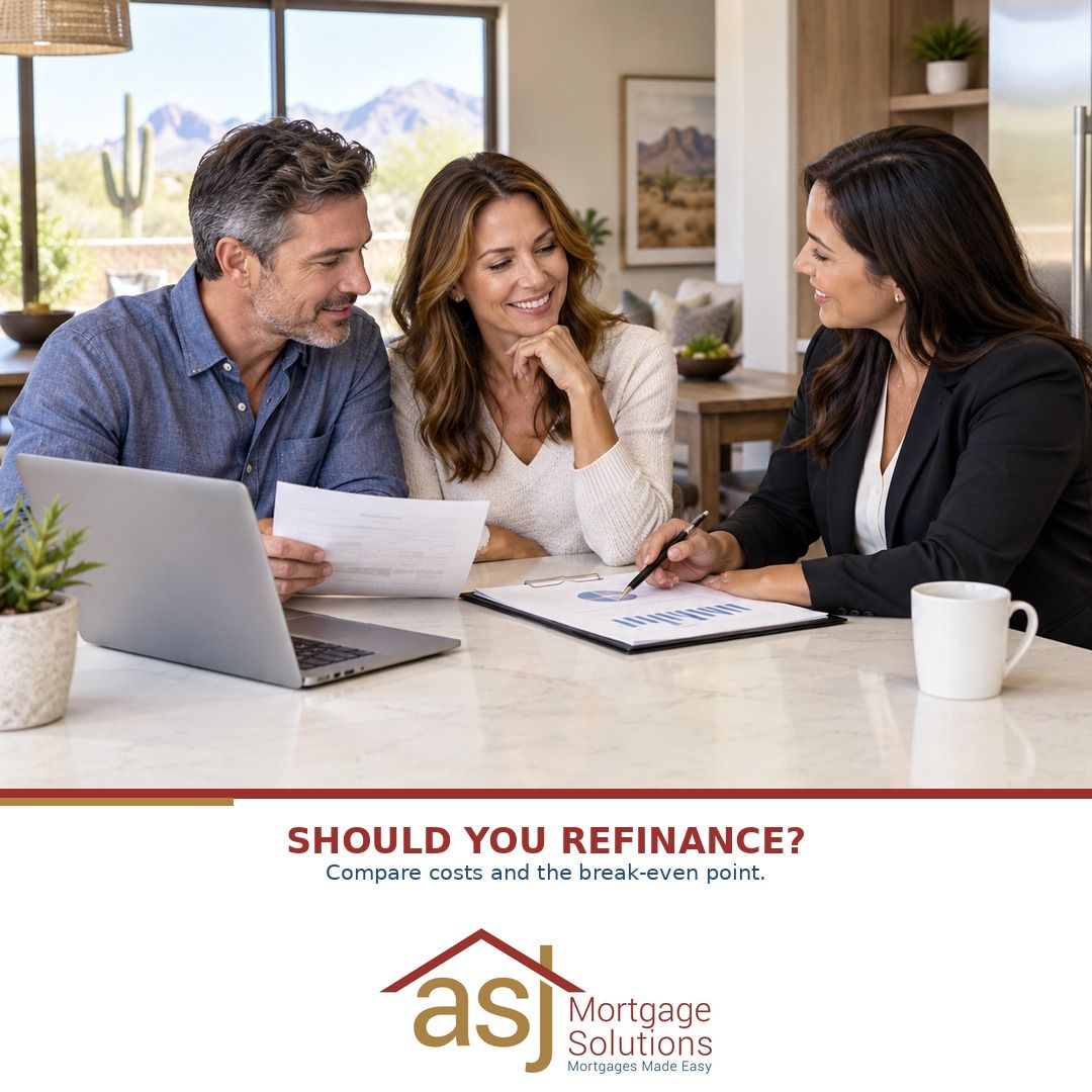 ASJMortgage's tweet photo. A refinance should pencil out. Compare closing costs, potential payment changes and the break-even timeline: 

https://t.co/avmRTE52T2

#MortgageRefinance #ArizonaHomeowne https://t.co/7La29jFeFj