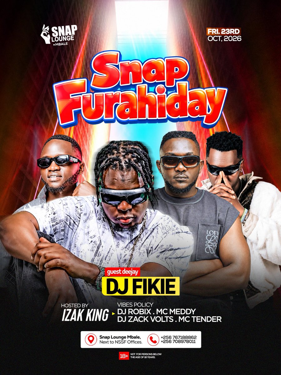 DjZakvolts's tweet photo. Snap furahiday hosted by IZAK KING https://t.co/rwQxyevbHR