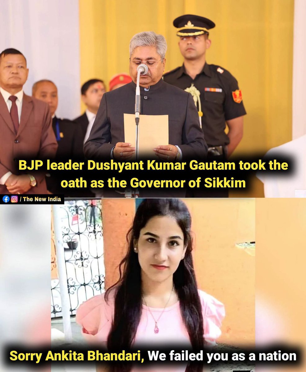 LoktantraVoice's tweet photo. Sorry Ankita 😔
Shameless BJP Government 😡
@narendramodi जी
कम से कम ये उम्मीद तो कतई नहीं थी।
#JusticeForAnkitaBhandari
#SuryaaTeaser https://t.co/nf1EKprHoZ