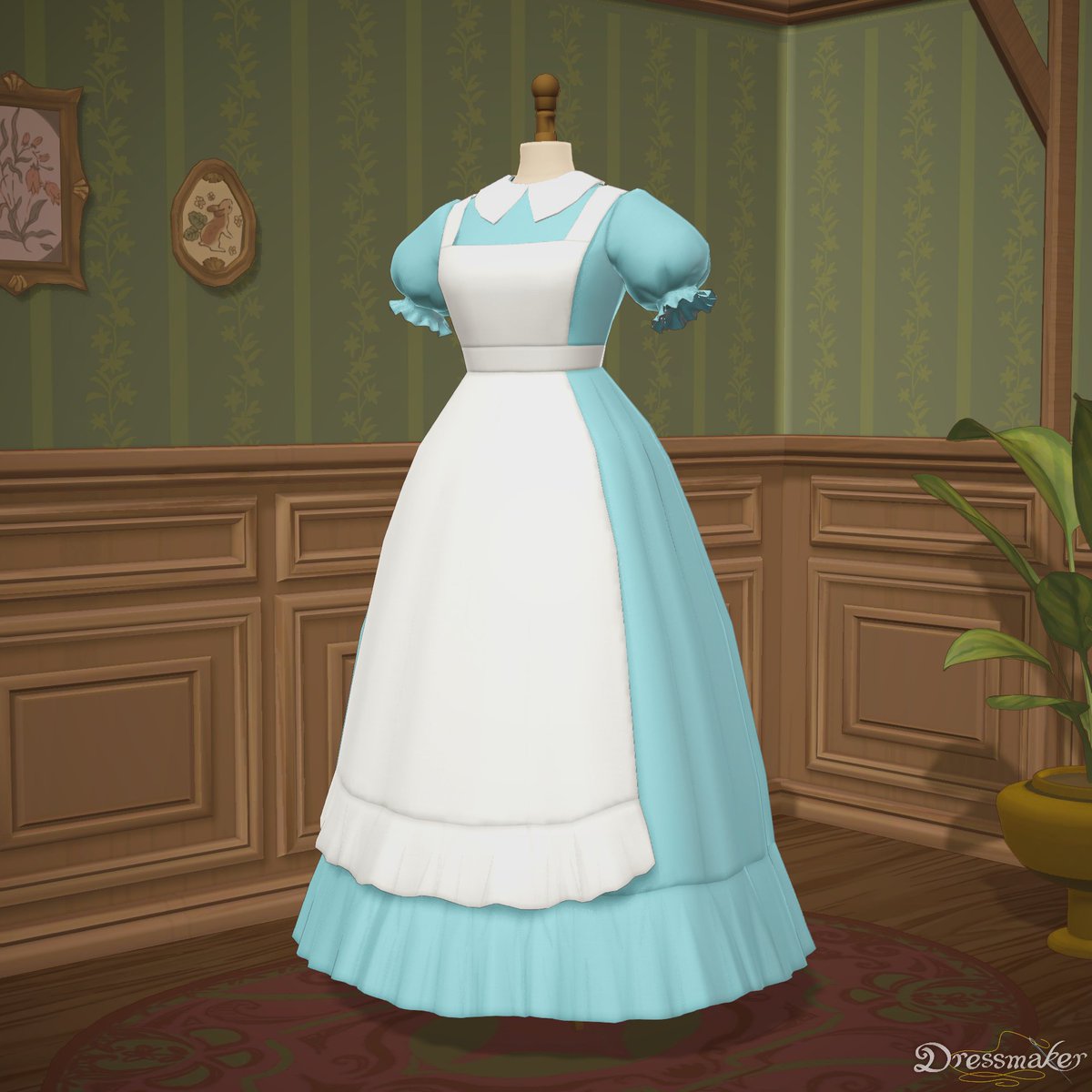sitappa_shooter's tweet photo. 競技大会に着ていくシンプルな服を作れと言われたので、アリス風 #dressmaker https://t.co/AIU81zRZsL