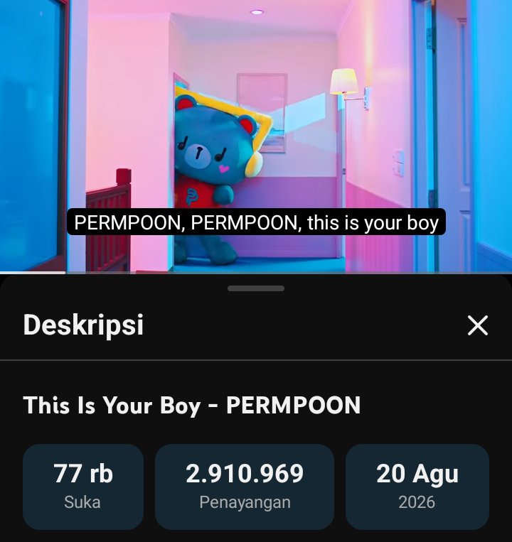 1995Escape's tweet photo. CONGRATSSS JASPER LOVE SCENE REACH 5M VIEWS 🥳 AND PHI PERM SONG ALMOST GET 3M VIEWS! KEEP STREAMING GUYSSSS!

#JASPER
#ppnaravit
#PERMPOON https://t.co/Sn0LnARSCl