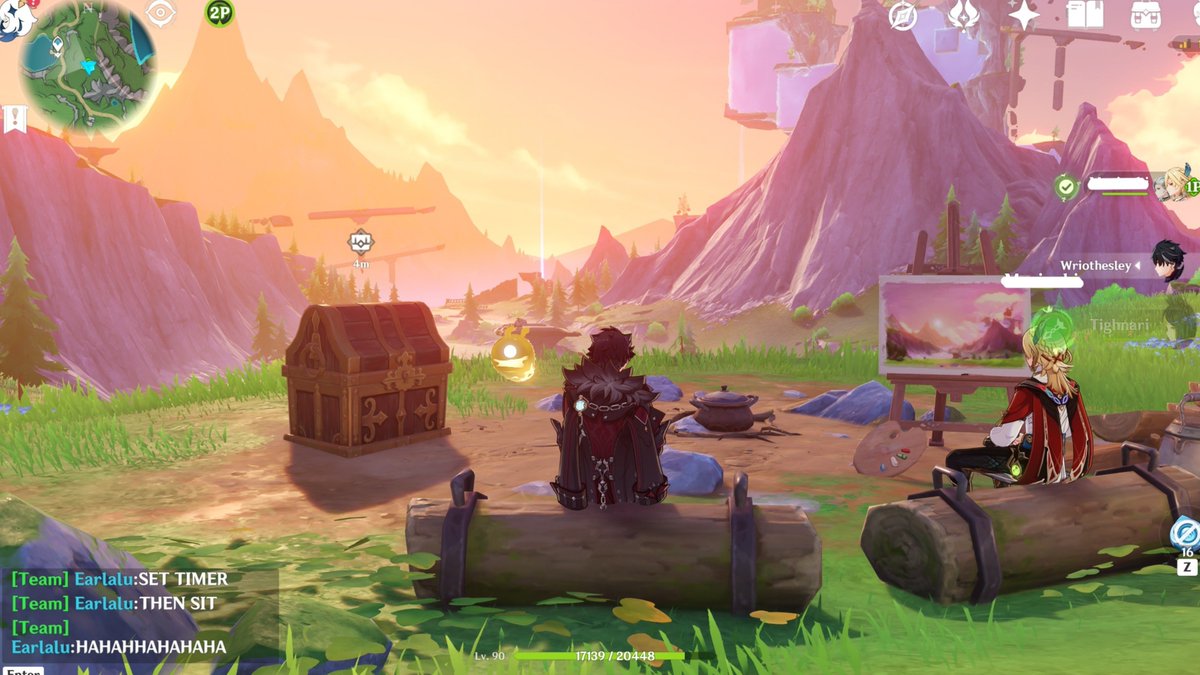 reireirei_waku's tweet photo. do u ever join coop w low AR players in genshin and somehow u instinctively remember the EXACT chest locations and they will think ur some type of wizard or sumth 😭😭😭

I love coop sm LMAO https://t.co/Lvis98oMul