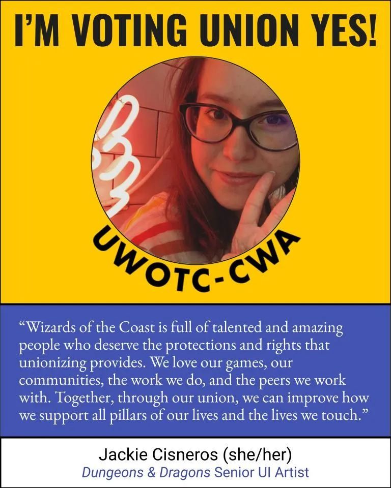 uwotc_official's tweet photo. Stand strong, stand proud, and stand together! Jackie is helping rally our workers as we fight for the protections and rights that forming a union provides. You can learn more about our goals for unionizing on the UWOTC-CWA website and show your support!

https://t.co/tA0S5YXkcV https://t.co/p0mqZMvJLV