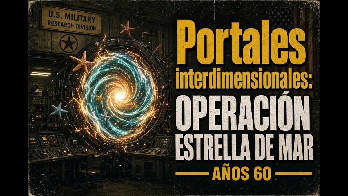 misteriosomundo's tweet photo. Portales Dimensionales: Operación ESTRELLA DE MAR https://t.co/bd2Be5nzuP #videoprogramas #rafapal https://t.co/aJbjAo1dId