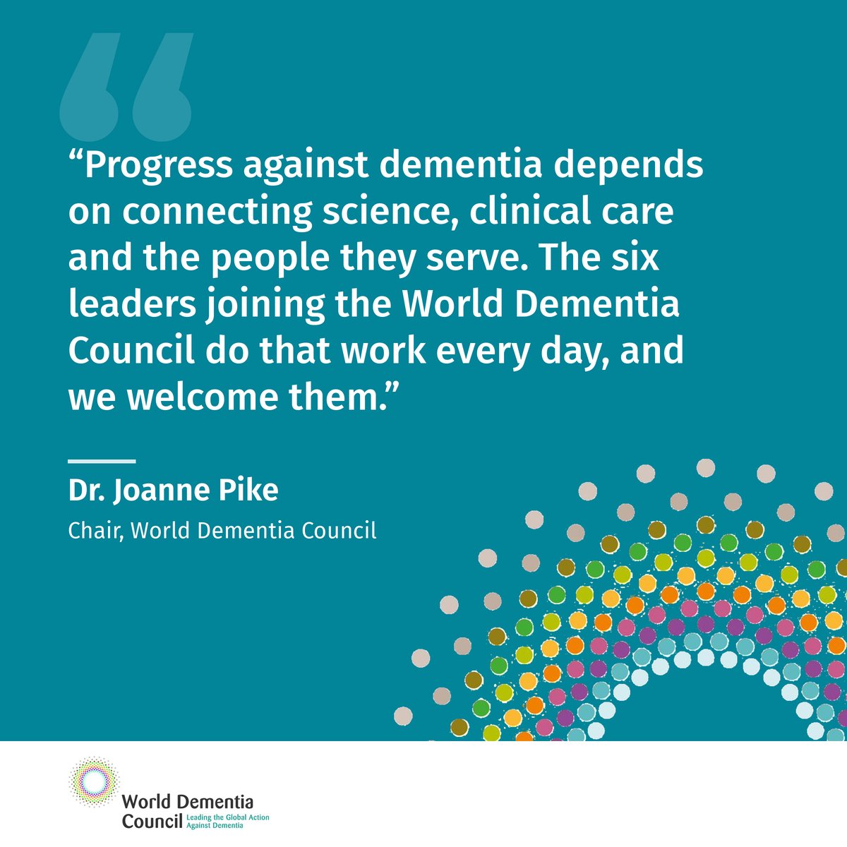 WorldDementia's tweet photo. Today, we welcomed six new members to the World Dementia Council. Their work spans biomarkers, clinical care, prevention trials and the safety of new treatments, across Europe, Asia, Latin America and the United States. Read more: https://t.co/19OtSGs5CA https://t.co/snfmWvfyZH