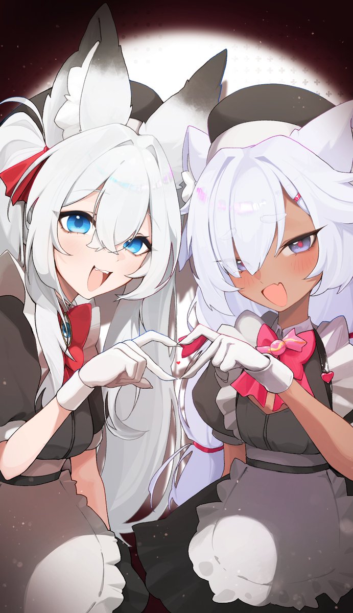 Mew_chi_'s tweet photo. [commission]

fox and wolf maid 🎀 https://t.co/Z25yrzntDs