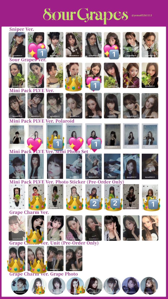 my_48WithU's tweet photo. #NiziU交換 #NiziU_交換 
Sour Grapes トレカ
【譲】1〜2枚目
マコ、リク、リマ、ミイヒ、ニナ、マユカ（要検討）
【求】3枚目、リプ欄のマヤカ
👑>💖
1〜2枚目の画像内にも記載してあります

基本的に同種同士希望。
異種可のものは検討にお時間いただきます
郵送📮、部によっては11月7日手渡しも可 https://t.co/IMAnCVcMhS