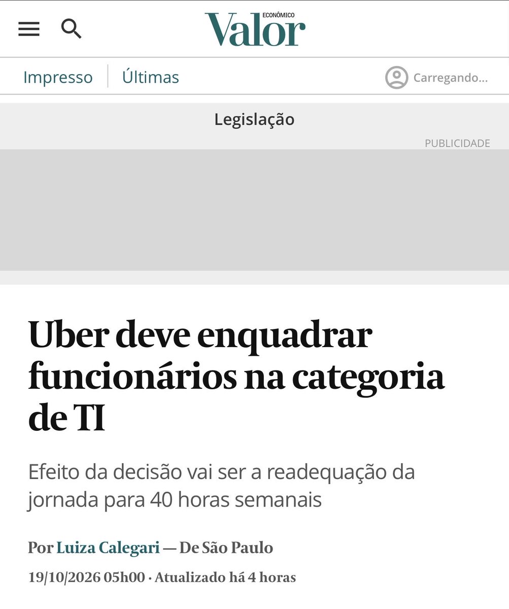 sindpdtisp's tweet photo. URGENTE! Decisão histórica: trabalhadores CLT da Uber passam a ser representados pelo Sindpd-SP, decisão é retroativa a 5 anos. 

A principal consequência é obrigar o cumprimento da jornada de 40 horas semanais, bem como o pagamento, como extras, das horas trabalhadas além da 40ª hora semanal, acrescidas dos adicionais normativos de 75% e 100% e do adicional noturno de 30%, com os devidos reflexos. 

Também foram incluídas na condenação a obrigação de respeitar os pisos salariais da categoria, de negociar a Participação nos Lucros e Resultados (PLR) e pagar indenização para quem comprovar não ter recebido os benefícios convencionados - como auxílio-refeição/alimentação, reembolso de quilometragem, auxílio-creche, assistência médica e seguro de vida em grupo.