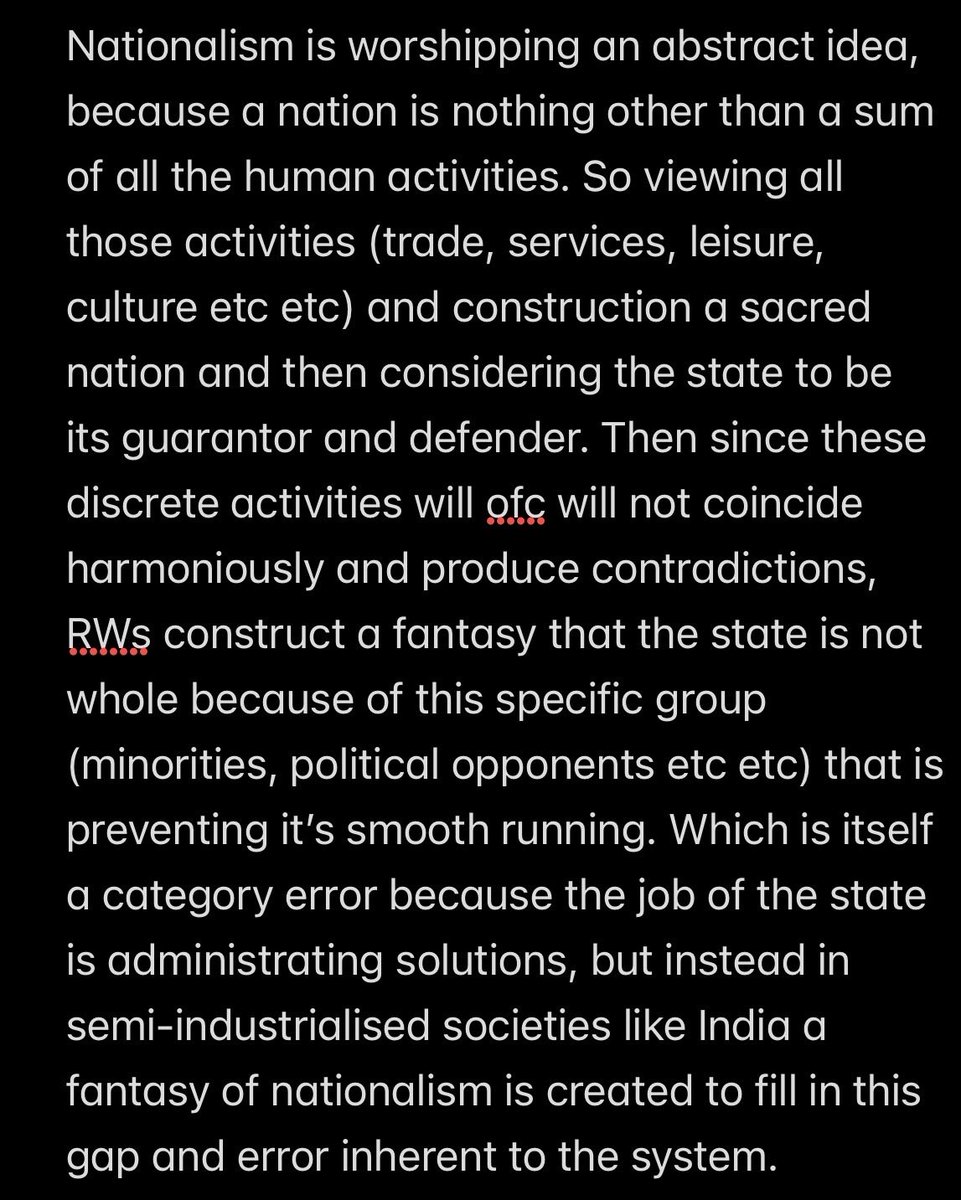 CaptainHgL's tweet photo. @Karanmatrix @VaibhavEraa @whattalawyer Oh boy, I can attack nationalism in so many ways starting with its historical development, but let me start with showing it as an error in grasping the truth. Next your justification for “rabid” nationalism as seen in India https://t.co/amRf3wv3dh