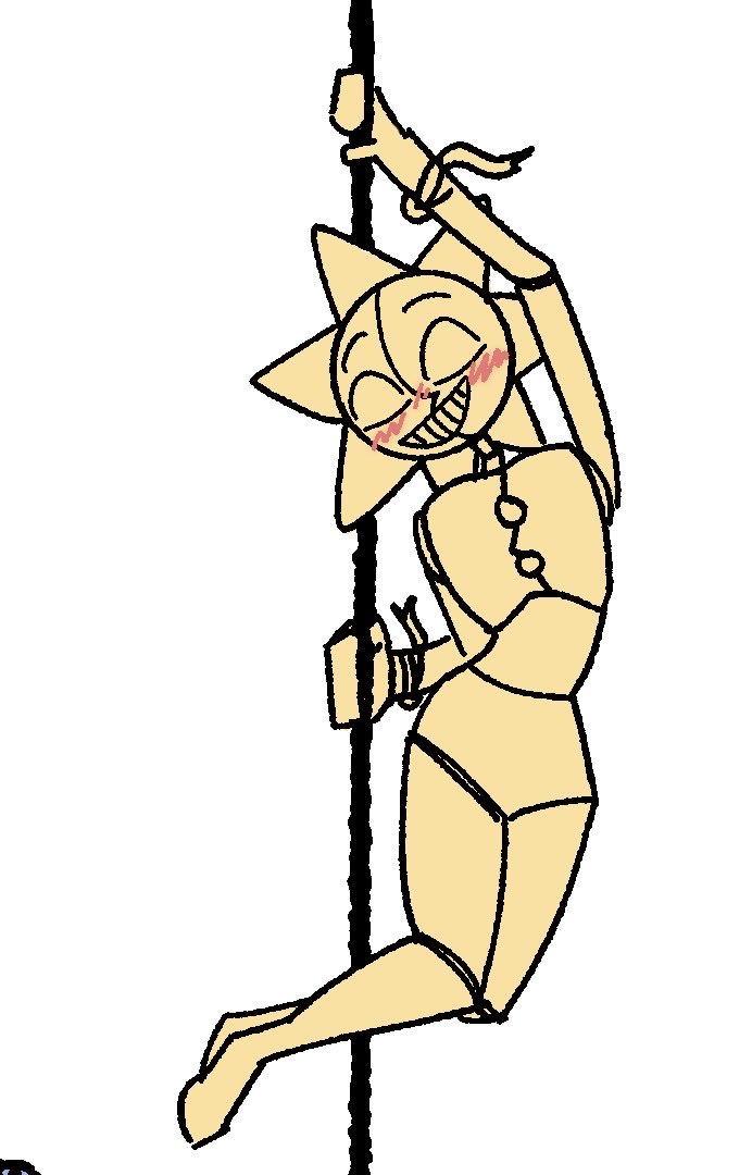 sizekynk's tweet photo. kinktober day 19: strip tease (feat. pole dancing)

#fnafdca #moondrop #fnafsb https://t.co/ZuisG1N3We