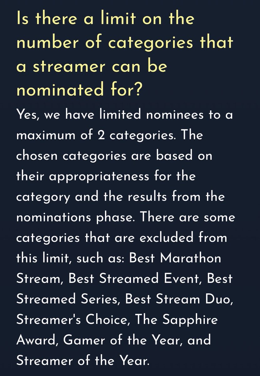 soneybun77's tweet photo. @Nonochalant @diegomejiarang1 Just checked again and yeah, that makes sense then, my bad. SOTY doesn’t count towards the normal cap since it’s the main award. So Joe got 2 individual noms + SOTY, Speed got 1 individual + 2 collabs/events + SOTY , and Kai got 1 individual + 4 collabs/events https://t.co/1nu6YHj6qE