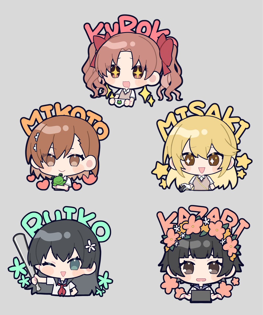 __oshake's tweet photo. できた〜❕
幻想同人祭で配布予定のステッカー❕ https://t.co/bmqZwpu9Mv