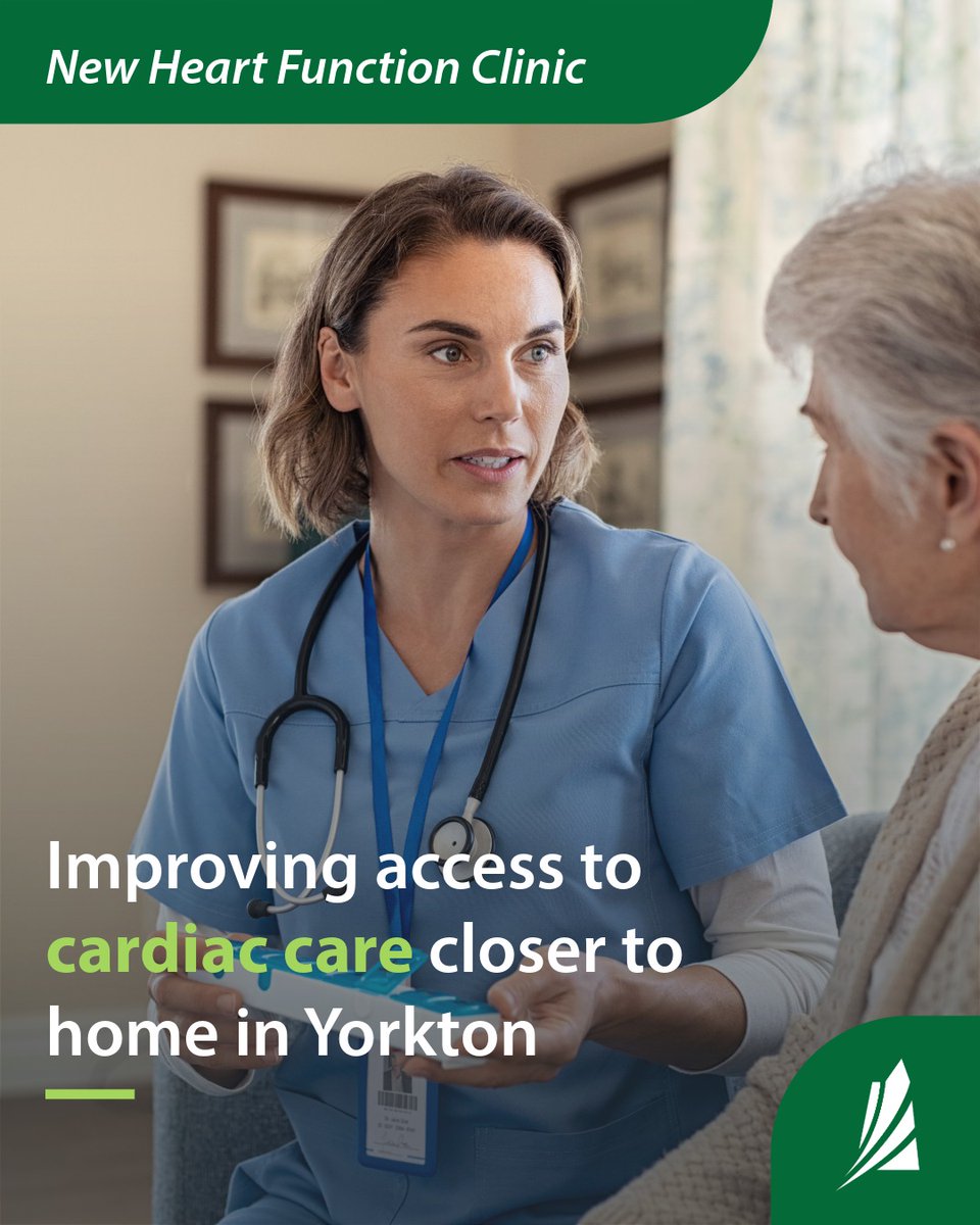SKGov's tweet photo. Residents of Yorkton now have improved access to specialized care with the opening of a new Heart Function Clinic.

The clinic provides outpatient care for residents living with complex cardiac conditions and brings specialized treatment closer to home. https://t.co/e3yIA1lQNC