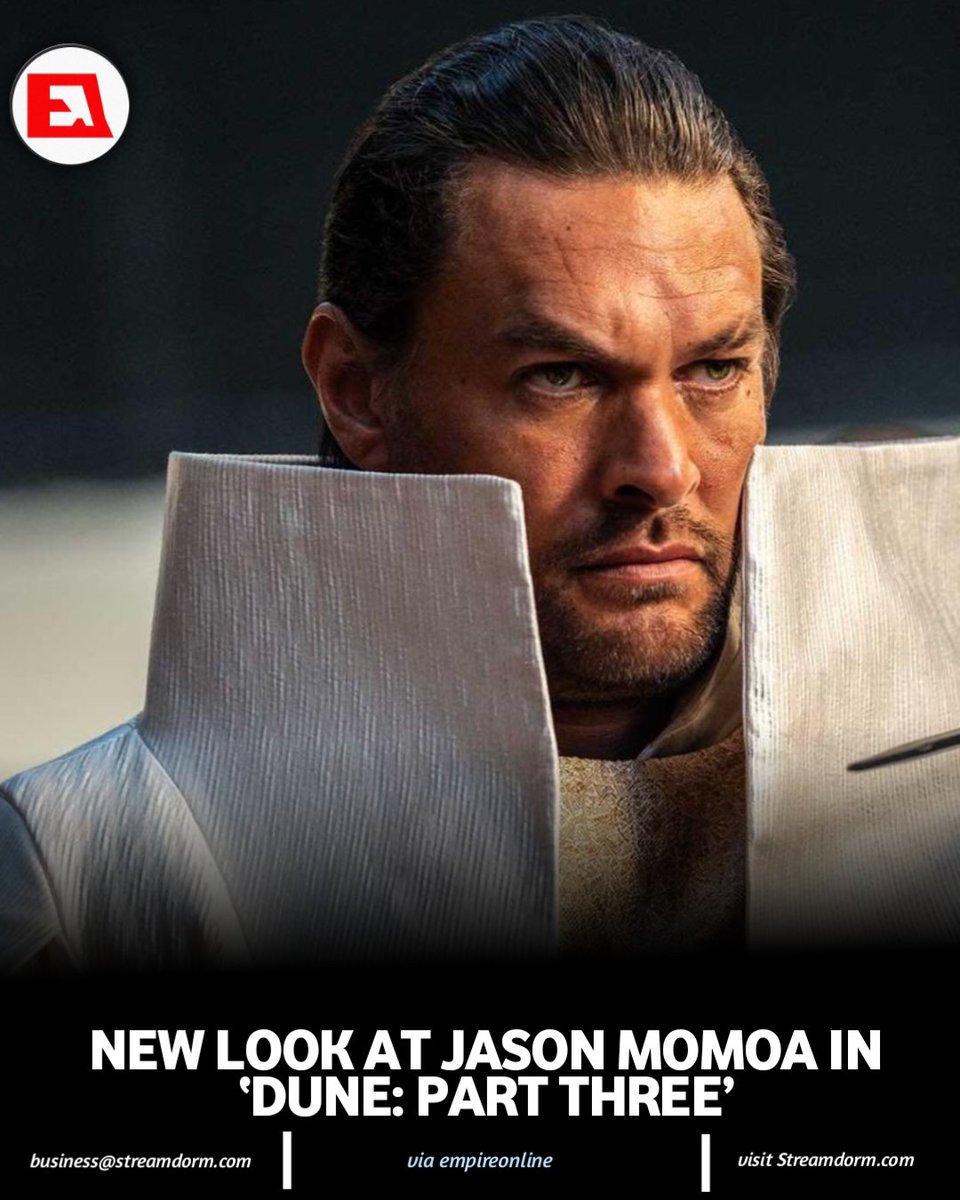 Streamdorm_'s tweet photo. New look at Jason Momoa in ‘Dune: Part Three’

via empireonline https://t.co/Hxm7BhT7rx