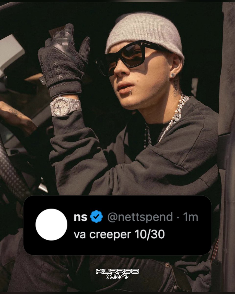 Kurrco's tweet photo. NETTSPEND
VA CREEPER

OCTOBER 30TH 🚨 https://t.co/4rNF2SET3w