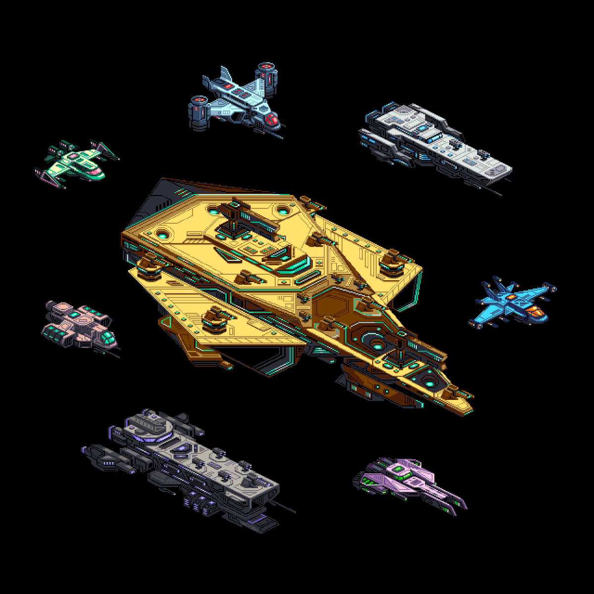 CreatorBitcoin's tweet photo. The Armada is here!

11 warships designed to defend your Planet or attack other Planets in the upcoming Planets game.

Each ship uses one of 7 energy sources and is crafted from one of 11 materials based on the Planets resources.

Meet the Fleet:
Supplier, Freighter, Fighter, Interceptor, Phantom, Corvette, Frigate, Destroyer, Cruiser, Dreadnought and of course the Mothership.

Total supply: 3300.

Planets holders 18:00 UTC - 0.00006 BTC
Public 18:00 UTC - 0.00008 BTC

Prices include inscription and service charges.

https://t.co/bfCu7sUXWi