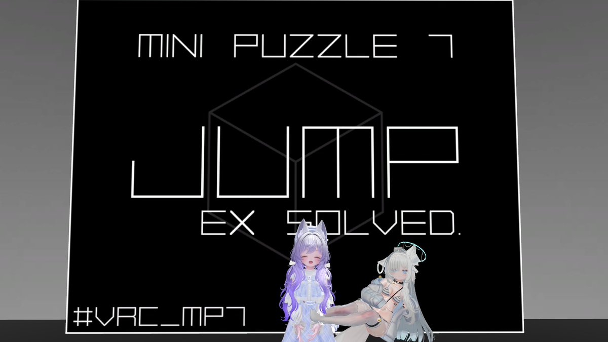 yuka_vrchat's tweet photo. World : Mini Puzzle 7 「JUMP」
#VRC_MP7 https://t.co/T6IbxY3zfX