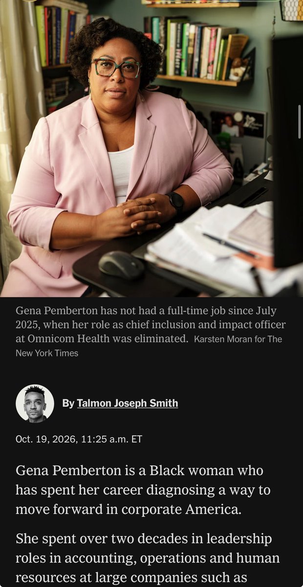 talmonsmith's tweet photo. Update from me: 'Black Unemployment Hints at a Job Market in Worse Shape Than It Seems'

was torn on this

reacting hastily to a 1month u3 spike is borderline irresponsible - but the vibe shift on Diversity in Corp. America + data on college edu Black women shows the pain is real https://t.co/cn60AgqaIt