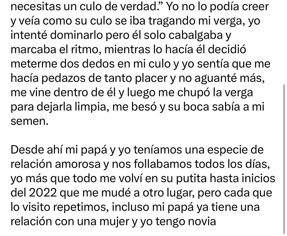 RelatosColomb's tweet photo. Complicidad con su papá 🥵

Envíen sus relatos al DM.

#relatoscolombia #relatosexuales #relatogay #heterocurioso https://t.co/STk9D07GCy